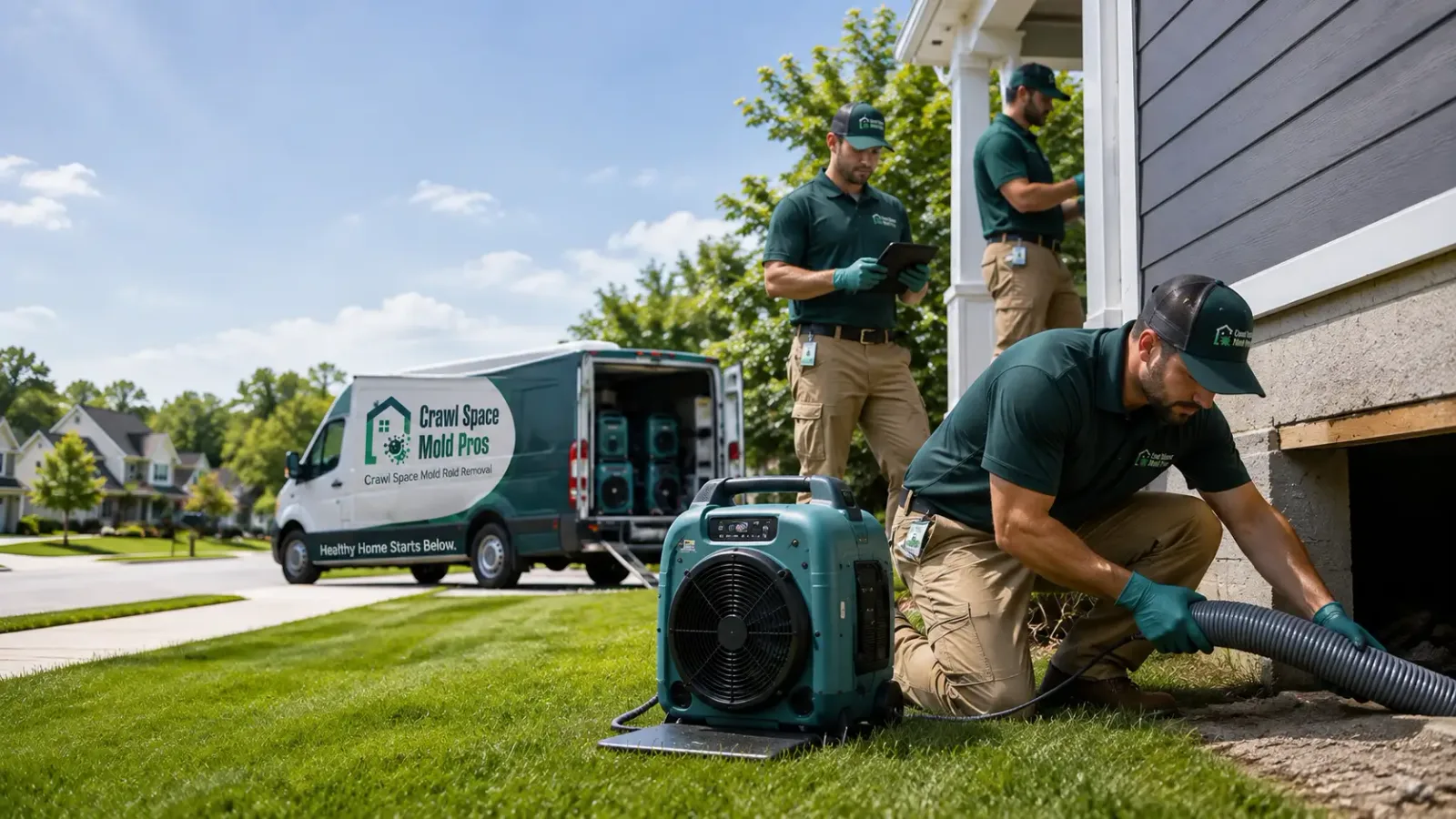 Crawl Space Mold Removal in Syosset, NY